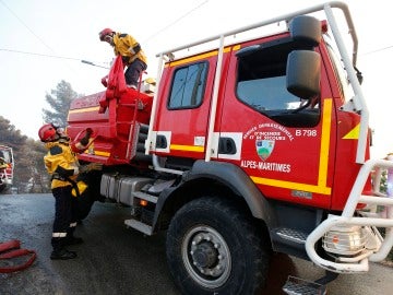 Bomberos en Francia 