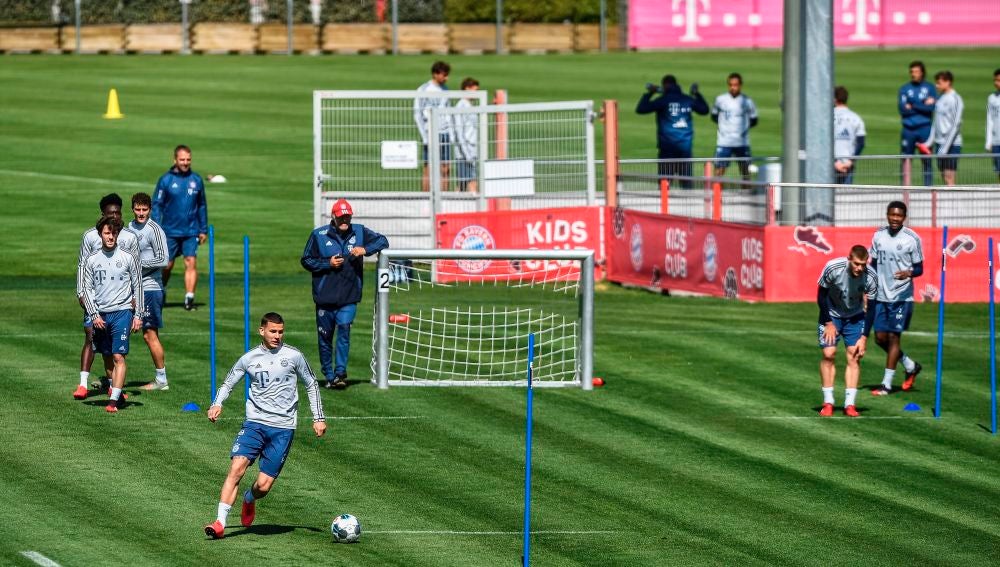 Entrenamiento del Bayern de Múnich