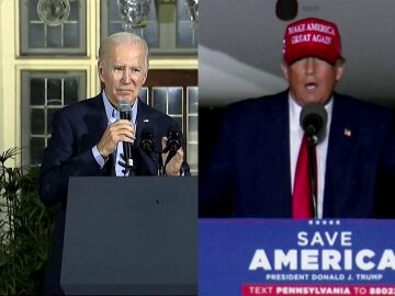 Biden y Trump
