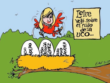 Leire Díez y los casos que rodean a la UCO, en la viñeta gráfica