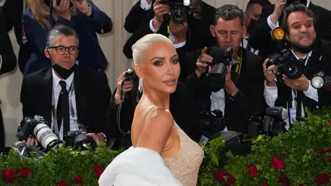 Kim Kardashian en la Met Gala 2022 Kim Kardashian en la Met Gala 2022