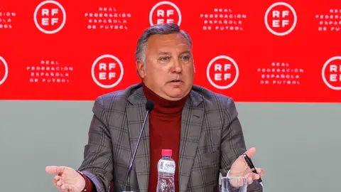 El presidente del Comité Técnico de Árbitros, Luis Medina Cantalejo, en Las Rozas El presidente del Comité Técnico de Árbitros, Luis Medina Cantalejo, en Las Rozas