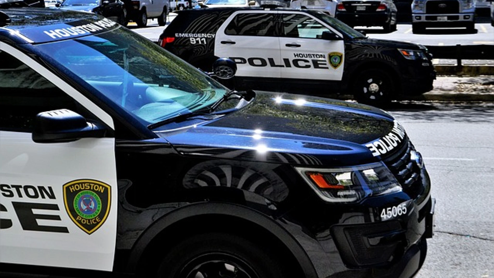 Imagen de archivo de un coche policial de Estados Unidos Imagen de archivo de un coche policial de Estados Unidos