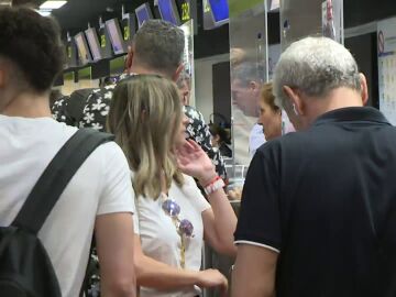 Pasajeros en Barajas