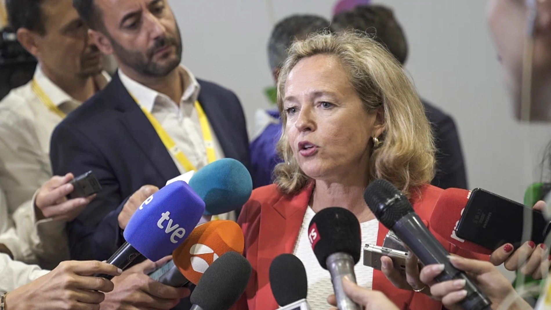 Nadia Calviño, vicepresidenta primera del Gobierno en funciones, en la cumbre del G20 Nadia Calviño, vicepresidenta primera del Gobierno en funciones, en la cumbre del G20