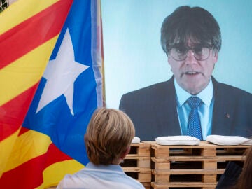 El expresidente de la Generalitat Carles Puigdemont