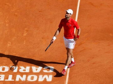 Novak Djokovic, en su partido ante Álex de Miñaur Novak Djokovic, en su partido ante Álex de Miñaur